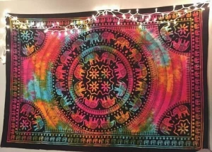 Bohemian Mandala Psychedelic Tapestry Wall Hanging