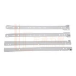 Bottom Fixed Runners White Mounted Drawer Runner Self Closing Draw Slide Roller