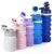 Import Bpa Free Customized Silicone Foldable Sport Collapsible Water Bottle Wholesale from China
