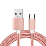 Braided Wire Micro USB Cable 1M 3ft Sync Nylon Charger Cords