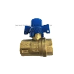 Brass Lockable Ball Valve with Aluminum Handle