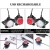 Import Brightest Waterproof Safty 800 Lumen Mini 3 LED Bike Light Sets Front And Rear Bicycle Lights from China
