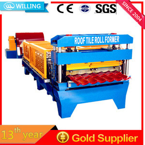 Building material Corrugated Color Steel Metal sheet Panel Roof Tile Roll Forming Machine Prices Made in China