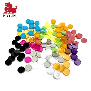 Bulk Sale Hard Colored Plastic Discs, Acrylic Discs for Bingo Chips, and Other Board Game Playing Pieces