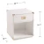Import Campaign Tall Storage Side Table w/ Drawer from USA