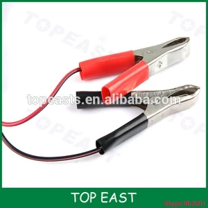 Car battery to start the alligator clip connector cable