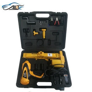 Car Repair Tool Kit with Lifting Electric Jack and Impact wrench