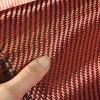 Carbon Kevlar Hybrid Red Carbon Aramid Fiber Fabric