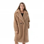 Casual Fluffy Faux Fur Jacket Faux Fur Lined Jacket Women White Faux Fur Coat