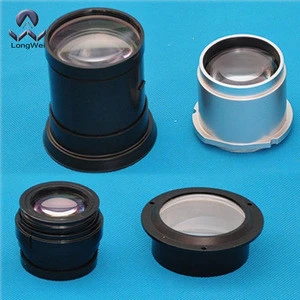 CCTV lens optical glss projector lens with plastic house