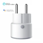 CE energy meter wifi control 15a smart eu plug socket with timer function work with amazon alexa