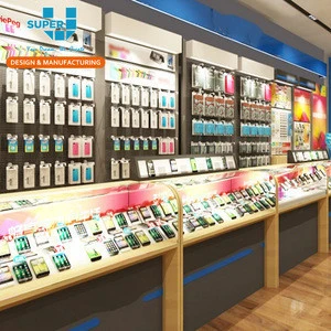 Cell Phone Showroom Counter Design Mobile Phone Shop Interior Design With Display Showcase