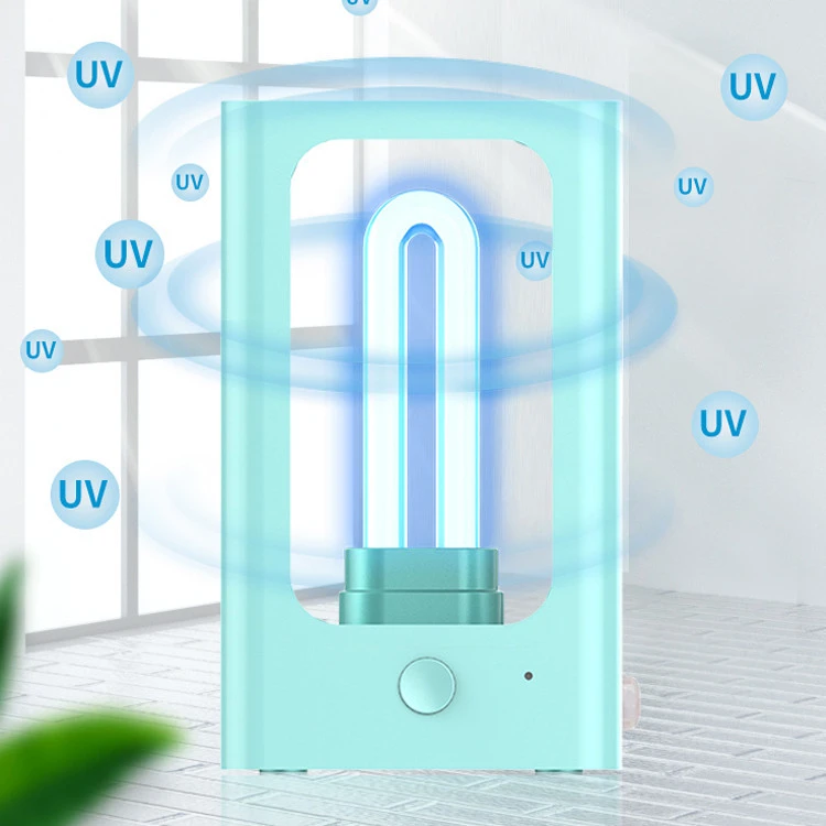 Certificates Approved  multifunctional colorful UV ozone Sterilizer uv disinfection lamp portable