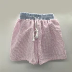 CFP C057 Boy's Beach Shorts Boy's Seersucker Swim Trunks