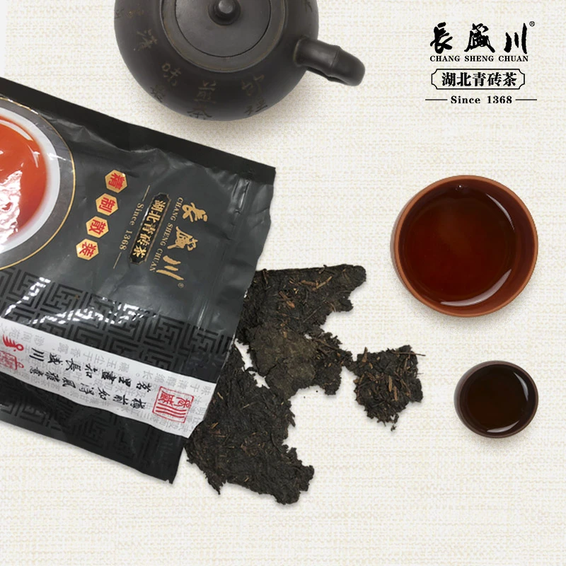 Changshengchuan Accept OEM eyebrow first grade tea brick