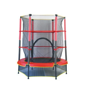 Cheap Children Trampoline Safety Net 55inch Kids Mini Jumping Household Trampoline