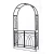 Import Cheap Hot Sell Wrought Iron Outdoor Garden Arch with Bench from China