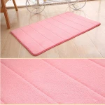Cheap Memory Foam Bath Mats Bathroom Horizontal Stripes Rug Absorbent Soft Comfort Non slip Bath Mats