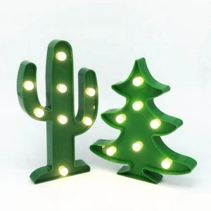 Chic Cactus Decor New Year LED Lighted Decorative Holiday Lights