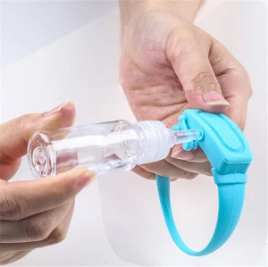 Child Hand Sanitizer Wristband Silicone Watch Liquid Dispenser Outdoor Hand Sanitizer Holder Go To School Portable Soap Holder