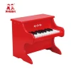 Children educational musical training toy red baby wooden piano for kids 3+