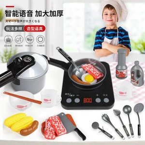 Children Mini Kitchen Toy Cookware Pot Pan Kids Pretend Cook Play Toy Simulation Kitchen Utensils Toys Children Gift