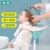 Import Children&#39;s shampoo chair increase thick baby infant home folding child baby shampoo from China