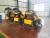 China 23HP HYSOON HY380 mini skid steer loader with accessories like Dingo