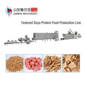 China factory soya protein food making machine line chunks extrusion machines industrial