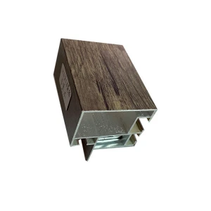 China high-quality  wooden  industrial extruded aluminum profile alloy custom