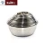 Import China Manufacture 16-42cm Stainless Steel Basket Strainer Bowl Basin Colander Rice Strainer from China