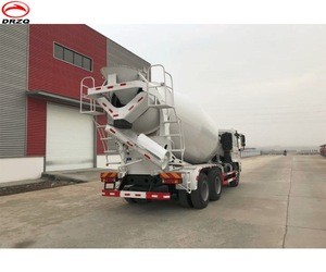China New 9cbm ready mix cement trucks concrete mixer truck with hydraulic pump