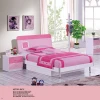 China Pink Girls Wood Bedroom Furniture
