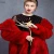 Import China Red Women Long Faux Fur Coat With Fur Trim and Hat from China
