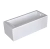 China Suppliers Low Price Acrylic Cheap Drop-in Bathtub with Dual Skirt