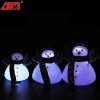China wholesaler glass glitter indoor xmas snowman home decoration christmas gift ideas led