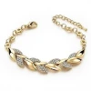 Chinese Factory Custom gold bead womens bracelets bangles
