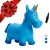 Import Christmas Gift Kids Animal Hopper  Pvc inflatable toy animal Hopping Horse toy from China