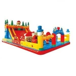 Christmas theme pvc inflatable toys bouncer bouncy castle inflatable residential inflatable bouncers HF-G167B