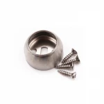 Closet Rod Flange Concealed Stainless Steel