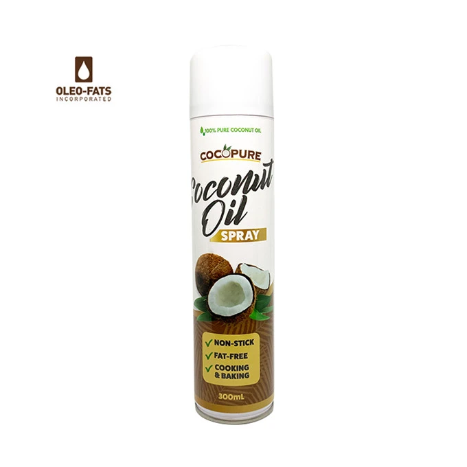 Cocopure Brand Coconut oil 300ml*12 can capacity produce in Philippines coconut oil organic extra virgin oem coconut oil