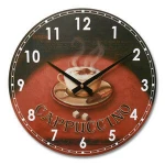 coffee cup design decorative wall clock