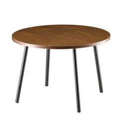 coffee table wood stainless steel nordic luxury coffee table round wooden