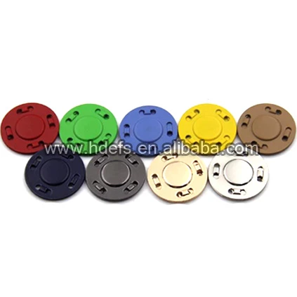 Coloful Magnetic snap fastener, sewing press metal button