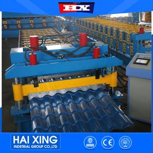 Color Coated Steel Roofing Tile Making Machine Roll Forming machine from factory in good quality