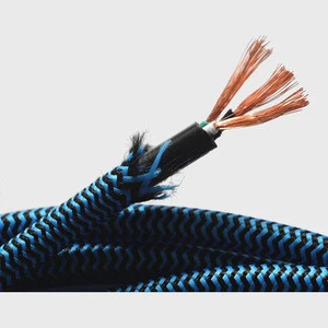 Colorful Light Cord Braided clothed textile electrical wire