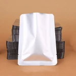 Colorful printing PET/AL/PE small laminated aluminum foil mylar bags pouch three side heat sealed foil powder bag