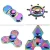 Import Colorful rainbow titanium metal aluminum brass ceramic double fidget toy marble hand spinner toys from China
