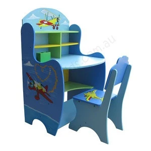 Comfortable Kids study Desk& Chair children Table Wooden Table
