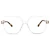 Import Comfortable Vintage Womens TR90 Geometric Pink Crystal Optical Eyeglasses Frame with Spring Hinge from China